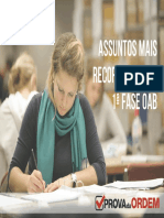 Apostila Assuntos Recorrentes 1fase Oab Resumo