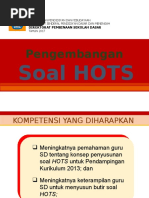 C. PPT Penyusunan Soal HOTs SD