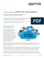 White Paper The Impact of The IoT Demystified