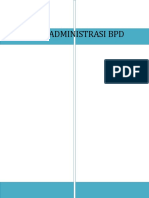 Format Buku Administrasi BPD