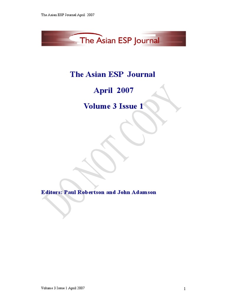 ESP Volume-3-1 | PDF | Second Language | Grammatical Number
