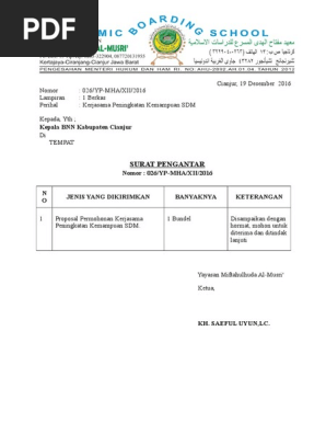 Permohonan Kerjasama Bnn
