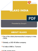 Glaxo India: Presented by Group 8