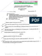 10th Maths 2016 Home Based Board Question-1