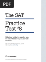 PDF Sat Practice Test 8