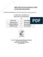 Scotch Yoke Hacksaw Sriram Engg Report