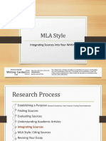 Mla Integrating Sources