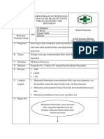 Sop Kontrol Peralatan Testing Dan Perawatan Secara Rutin