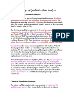 The Steps of Qualitative Data Analysis