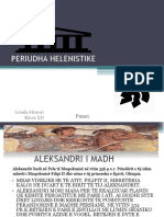 Periudha Helenistike - PPTX Ana
