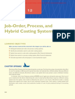 Chapter 12 - Job-Order-Process and Hybrid Costing Systems