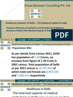 Healthcare Scenario of Delhi Hospaccx Hospital Business Consultant