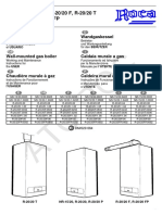 Manual Instrucciones NR 15 20 R 20 20 F T P FP