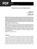 Racismo Institucional- Apontamentos Iniciais