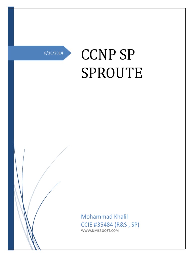CCNP SP SprouteCCNP SP Sproute