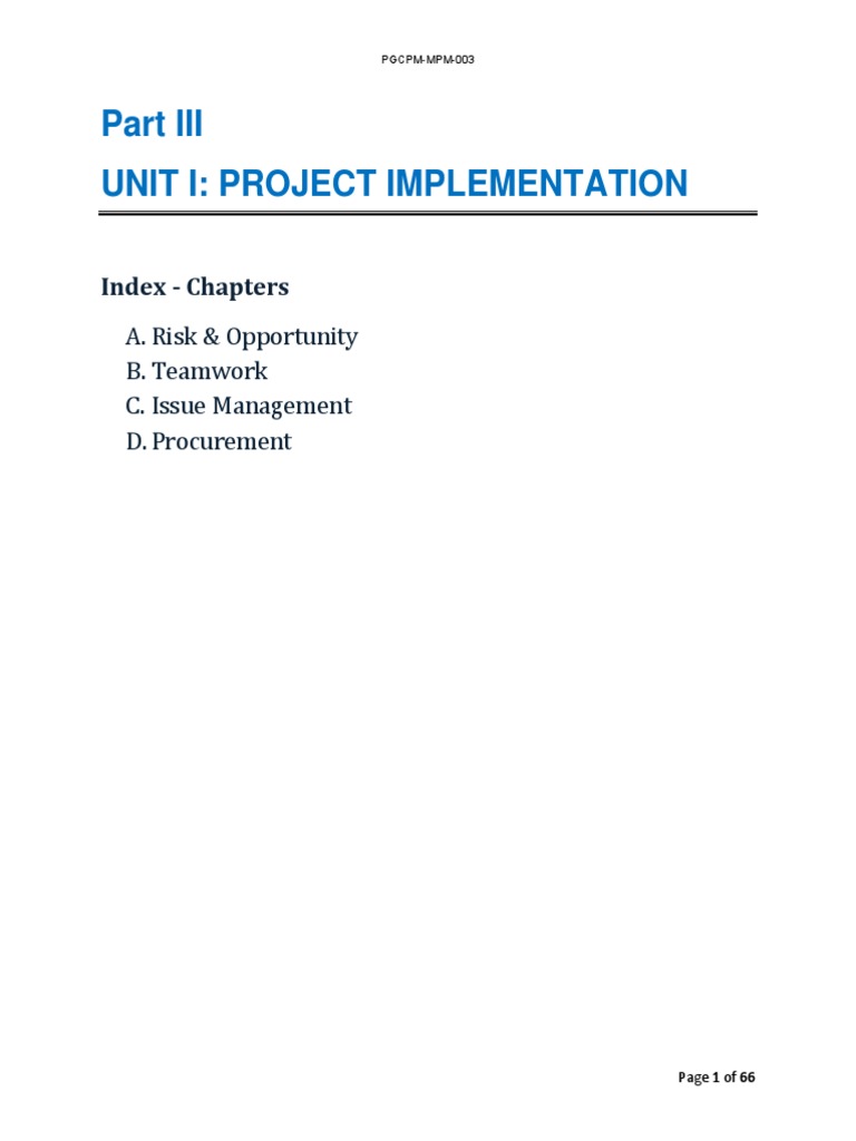 CIPM Schulungsunterlagen