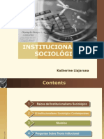 INSTITUCIONALISMO SOCIOLÓGICO