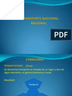 Bloque 5 Transporte Regional- Nacional