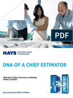 Hays DNA of A Chief Estimator