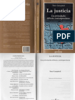 Tom Campbell La Justicia Los Principales Debates Contemporaneos PDF