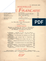 La Nouvelle Revue Francaise N 317 Fevrier 1940