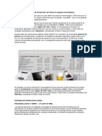 Sistema de Producción de China en Equipos Tecnológicos