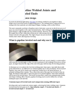 Issues of Pipeline Welded Joints and Pipeline Beveled Ends