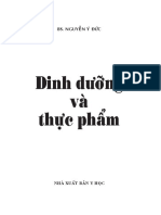Dinh Dưỡng Và Thực Phẩm (NXB Y Học 2010) - Nguyễn Ý Đức, 316 Trang