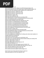 DAF Fault Codes and Descriptions | PDF | Throttle | Turbocharger