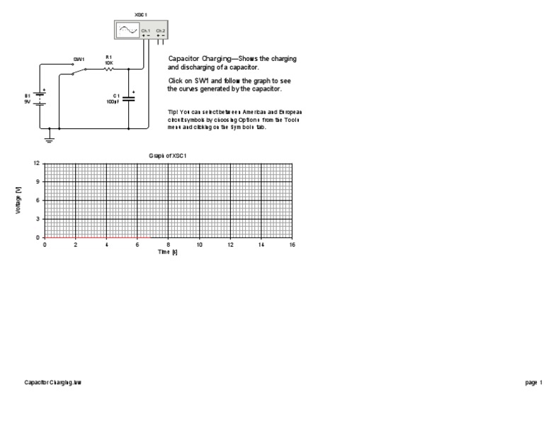 Capacitor Charging Tutorial | PDF | Technology & Engineering