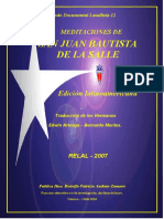 De La Salle, Juan Bautista - Meditaciones (Vers. Latinoamericana de Arteaga, Edwin-Montes, Bernardo) PDF