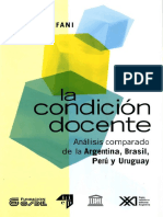 La Condicion Docente Análisis Comparado de La Argentina, Brasil, Perú y Uruguay