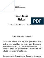 Aula 1 - Grandezas Físicas