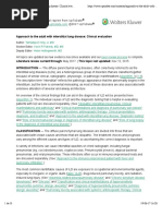 Approach To The Adult With Interstitial Lung Disease Clinical Evaluation UpToDate