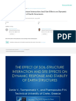 The Effect of Soil-Structure Interaction and Site