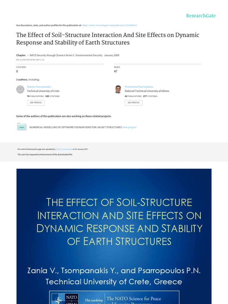 The Effect of Soil-Structure Interaction and Site PDF | PDF | Applied ...