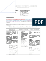 Plan de Desarrollo Curricular de Socialización Del Modelo Educativo Sociocomunitario Productivo