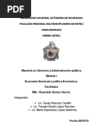 Primer Trabajo de Maestria