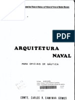 Arquitetura Naval para Oficiais de Náutica Comte. Caminha