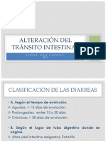 Alteración Del Tránsito Intestinal