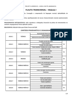 Plano de Aulas - Flauta Transversal Mod. I