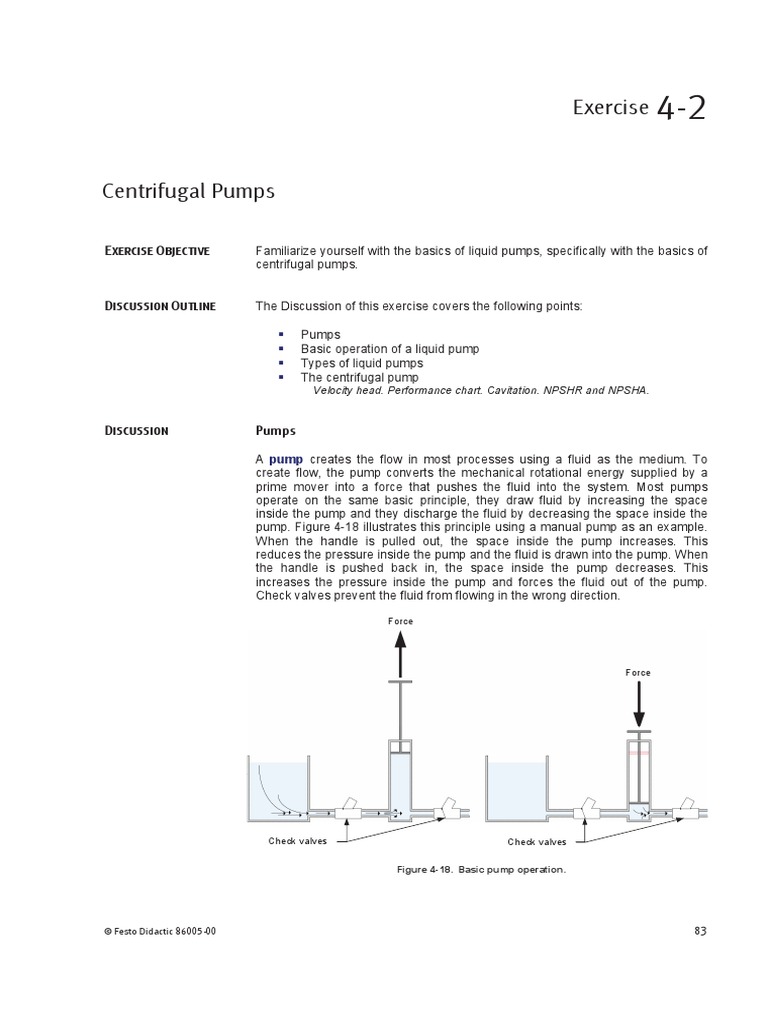 Centrifugal Pump Experiments PDF Pump Pressure