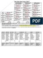 Open Draw and Team Lists Term 3 2017