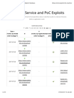 Denial of Service and Poc Exploits