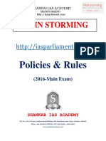 Policy and Rules