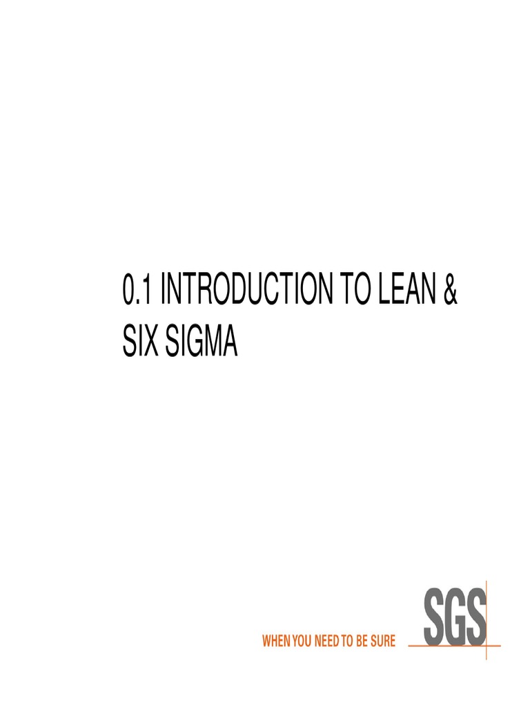 LEAN SIX SIGMA Simplified PDF | PDF | Lean Manufacturing | Six Sigma