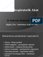 Infeksi Respiratorik Akut: DR Rahmini Shabariah, Spa