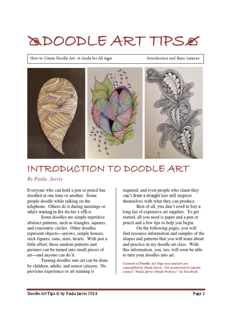 Doodle Art TIPS PDF | PDF