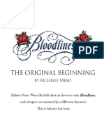 Bloodlines 0 5 Adrian 39 S Lost Chapter by Richelle Mead