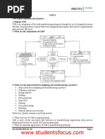 Unit-I Two Marks Questions and Answers 1. Explain CIM